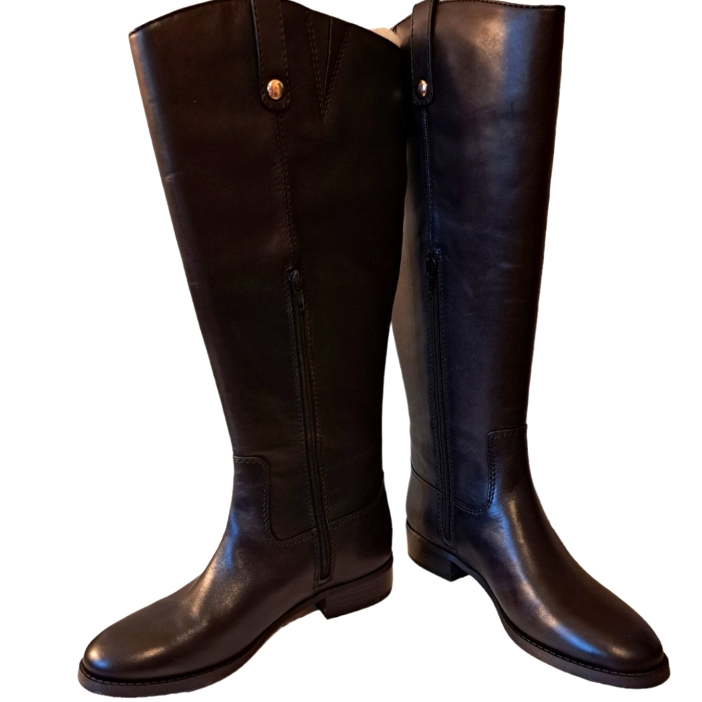 INC International Concepts Black Heeled Boots